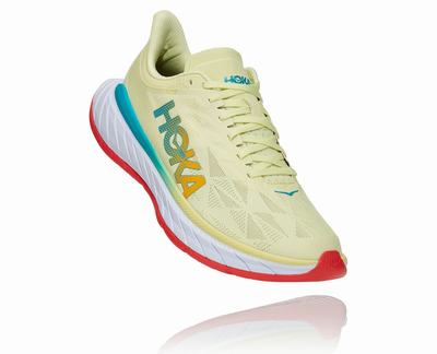 Hoka One One Carbon X 2 Férfi Futócipő - Zöld/Korall [H4123-386]